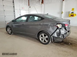 2013 Hyundai Elantra Limited PZEV with VIN 5NPDH4AE7DH432489, listed as a Copart auction lot 46464445 with 76,133 mi miles and Salvage Title. Bid and sale history available at carsss.com. Image 2.