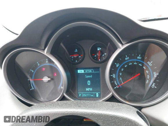 2014 Chevrolet Cruze LS with VIN 1G1PA5SG7E7218513, listed as a IAAI auction lot 42265356 with 50,771 mi miles and . Bid and sale history available at DreamBid. Image 7.