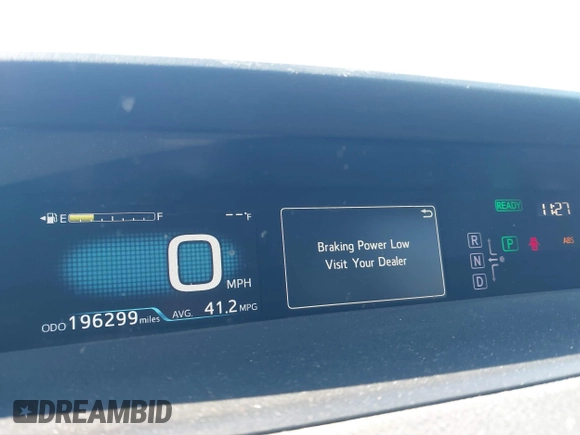 2016 Toyota Prius Two with VIN JTDKBRFU9G3023416, listed as a IAAI auction lot 41174408 with 196,299 mi miles and . Bid and sale history available at DreamBid. Image 7.