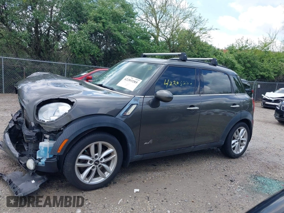 2013 MINI Countryman S ALL4 with VIN WMWZC5C58DWP30600, listed as a IAAI auction lot 42203285 with 76,796 mi miles and . Bid and sale history available at DreamBid. Image 15.
