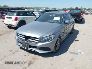2015 Mercedes-Benz C 300 with VIN 55SWF4JB0FU056349, listed as a IAAI auction lot 41957561 with 74,764 mi miles and . Bid and sale history available at carsss.com. Image 2.