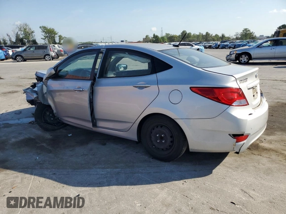 2016 Hyundai Accent SE with VIN KMHCT4AE0GU979779, listed as a Copart auction lot 53975835 with 104,996 mi miles and Salvage Title. Bid and sale history available at carsss.com. Image 2.