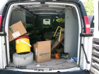 2011 Chevrolet Express Cargo with VIN 1GCWGFCB7B1123426, listed as a IAAI auction lot 42573299 with Not provided miles and . Bid and sale history available at DreamBid. Image 9.