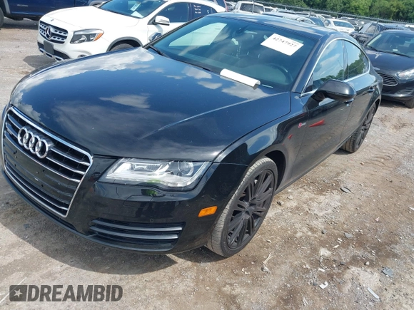 2012 Audi A7 Premium Plus with VIN WAUYGAFC0CN087604, listed as a IAAI auction lot 42747927 with 155,662 mi miles and . Bid and sale history available at DreamBid. Image 2.