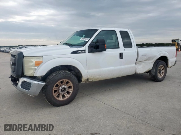 2011 Ford F-250 XL with VIN 1FT7X2A65BEB00318, listed as a Copart auction lot 60981655 with Not provided miles and Salvage title. Bid and sale history available at DreamBid. Image 1.