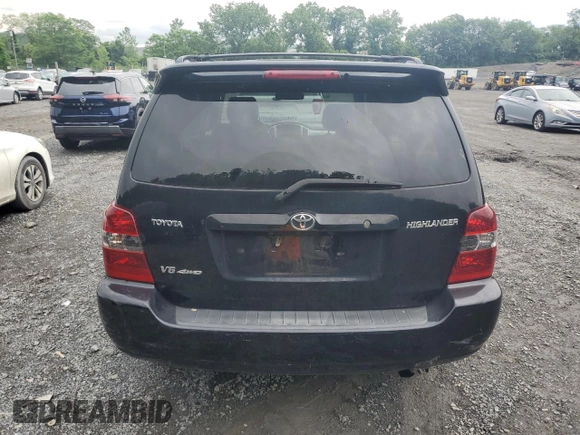 2005 Toyota Highlander z VIN JTEEP21A850090649, wystawiony jako Copart lot #61280015 z przebiegiem 220 506 mil mil oraz Czysty tytuł • Clean title. Historia ofert i sprzedaży dostępna na DreamBid. Obrazek 6.