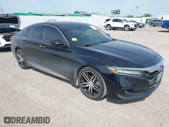 2021 Honda Accord Touring z VIN 1HGCV2F91MA005385, wystawiony jako IAAI lot #42004110 z przebiegiem 108 328 mil mil oraz . Historia ofert i sprzedaży dostępna na DreamBid. Obrazek 1.