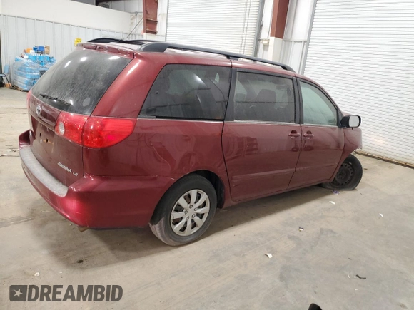 2010 Toyota Sienna CE with VIN 5TDKK4CC6AS325430, listed as a Copart auction lot 41908895 with 180,617 mi miles and Non Repairable. Bid and sale history available at DreamBid. Image 3.