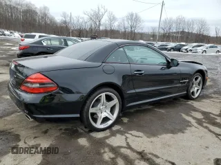 2009 Mercedes-Benz SL 550 with VIN WDBSK71F29F152210, listed as a Copart auction lot 44854165 with 69,777 mi miles and Salvage title. Bid and sale history available at DreamBid. Image 3.