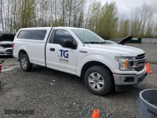 2019 Ford F-150 XL with VIN 1FTMF1C59KKD92917, listed as a Copart auction lot 52052585 with 73,251 mi miles and Salvage Title. Bid and sale history available at carsss.com. Image 4.