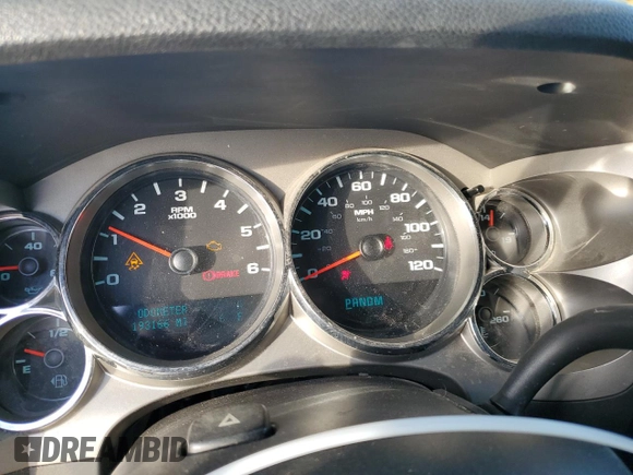 2010 Chevrolet Silverado 1500 LT with VIN 1GCSCSE03AZ230388, listed as a Copart auction lot 43829685 with 193,166 mi miles and Salvage Title. Bid and sale history available at DreamBid. Image 9.
