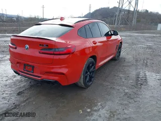 2020 BMW X4 M Competition with VIN 5YMUJ0C05L9C33943, listed as a IAAI auction lot 41531691 with 55,419 mi miles. Bid and sale history available at carsss.com. Image 4.