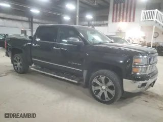 2015 Chevrolet Silverado 1500 LTZ with VIN 3GCUKSEJ2FG226246, listed as a Copart auction lot 82253324 with 88,941 mi miles and Salvage Title. Bid and sale history available at carsss.com. Image 4.