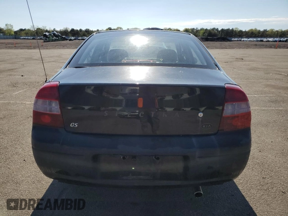 2001 Kia Spectra GS z VIN KNAFB161115036033, wystawiony jako Copart lot #55939335 z przebiegiem 76 414 mil mil oraz Szkoda całkowita • Salvage title. Historia ofert i sprzedaży dostępna na DreamBid. Obrazek 6.