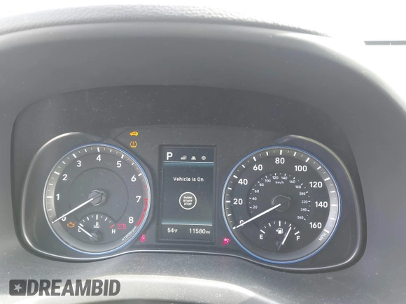 2021 Hyundai Kona SEL Plus with VIN KM8K6CAAXMU721999, listed as a IAAI auction lot 41790048 with 11,580 mi miles. Bid and sale history available at carsss.com. Image 7.