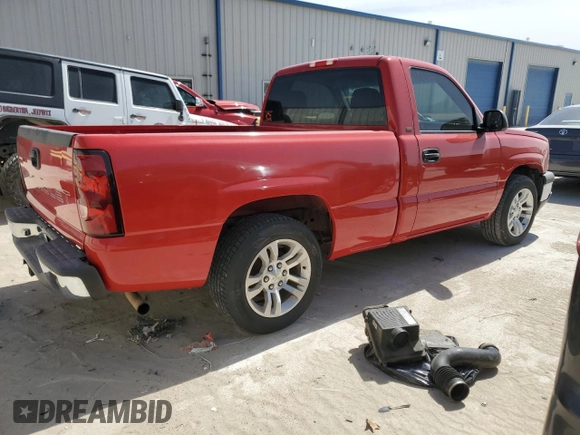 2005 Chevrolet Silverado 1500 Work Truck z VIN 1GCEC14X35Z186727, wystawiony jako Copart lot #49277275 z przebiegiem 141 441 mil mil oraz Czysty tytuł • Clean title. Historia ofert i sprzedaży dostępna na DreamBid. Obrazek 3.