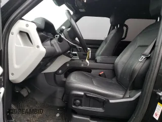 2022 Land Rover Defender S with VIN SALEJ7RX9N2087686, listed as a Copart auction lot 48174655 with 61,484 mi miles and Salvage title. Bid and sale history available at DreamBid. Image 7.