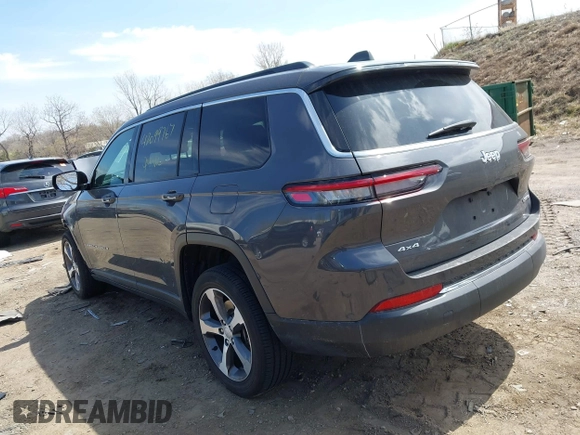 2024 Jeep Grand Cherokee Limited with VIN 1C4RJKBG2R8531452, listed as a IAAI auction lot 42099767 with 13,398 mi miles and . Bid and sale history available at DreamBid. Image 3.