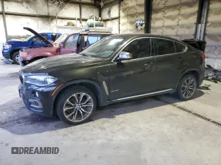 2015 BMW X6 xDrive35i with VIN 5UXKU2C52F0F95346, listed as a Copart auction lot 71660952 with 0 mi miles. Bid and sale history available at carsss.com. Image 1.