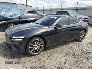 2024 Genesis G70 2.5T z VIN KMTG34SCXRU139029, wystawiony jako Copart lot #60509385 z przebiegiem 12 793 mil mil oraz Czysty tytuł • Clean title. Historia ofert i sprzedaży dostępna na DreamBid. Obrazek 1.