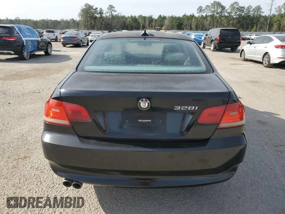 2008 BMW 3 Series 328i with VIN WBAWB33548P132790, listed as a Copart auction lot 47282525 with 296,569 mi miles and Salvage Title. Bid and sale history available at carsss.com. Image 6.