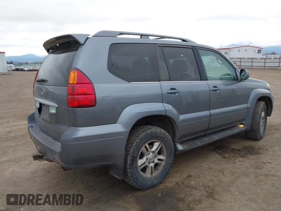 2003 Lexus GX 470 with VIN JTJBT20X530021372, listed as a IAAI auction lot 41772344 with 229,754 mi miles and . Bid and sale history available at DreamBid. Image 4.