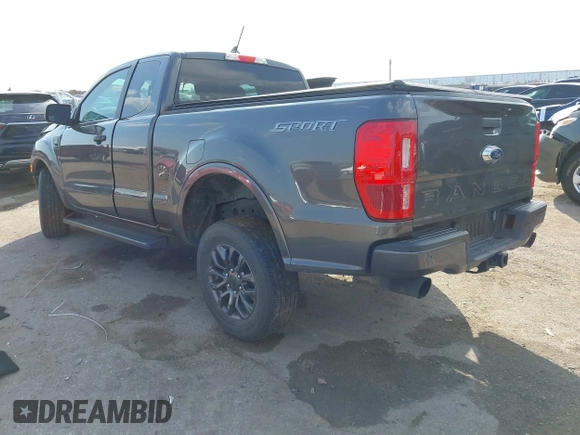 2020 Ford Ranger XL with VIN 1FTER1EH6LLA82416, listed as a IAAI auction lot 41523877 with 27,657 mi miles. Bid and sale history available at carsss.com. Image 3.