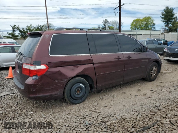 2007 Honda Odyssey EX-L with VIN 5FNRL386X7B089208, listed as a Copart auction lot 54067075 with 235,281 mi miles and Clean Title. Bid and sale history available at DreamBid. Image 3.
