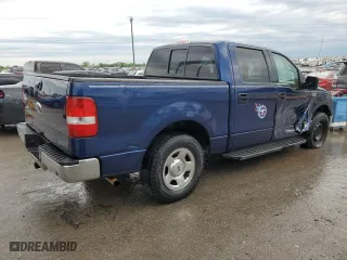 2007 Ford F-150 XLT with VIN 1FTRW12W77KD54464, listed as a Copart auction lot 52409304 with 249,980 mi miles and Salvage Title. Bid and sale history available at carsss.com. Image 3.