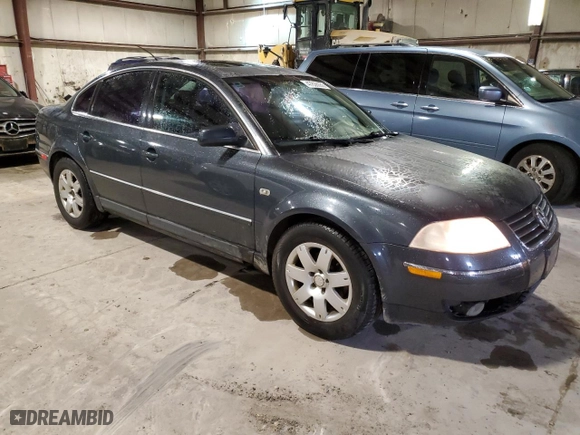 2003 Volkswagen Passat GLX with VIN WVWRH63B93P439225, listed as a Copart auction lot 47828655 with 149,263 mi miles and Salvage Title. Bid and sale history available at carsss.com. Image 4.
