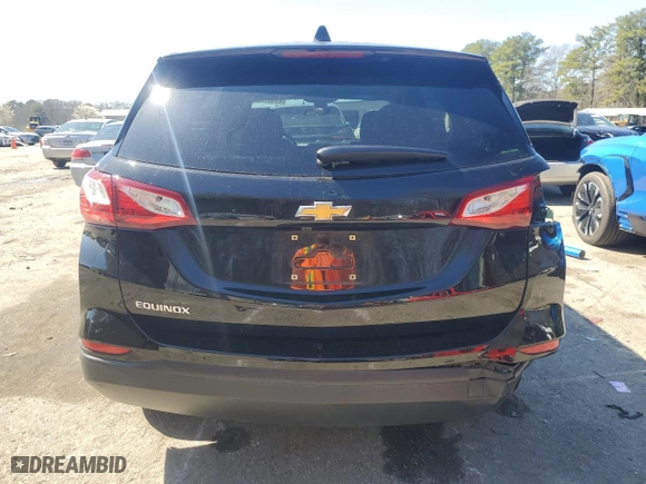 2020 Chevrolet Equinox LS with VIN 2GNAXHEV1L6109198, listed as a Copart auction lot 48431065 with 113,763 mi miles and Salvage Title. Bid and sale history available at carsss.com. Image 6.