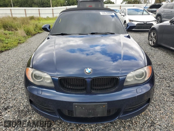 2010 BMW 1 Series 135i with VIN WBAUN9C5XAVK41242, listed as a Copart auction lot 74616664 with Not Provided miles and Salvage Title. Bid and sale history available at carsss.com. Image 5.