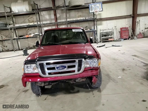 2008 Ford Ranger XLT with VIN 1FTYR44E28PA91703, listed as a Copart auction lot 79835344 with 50,715 mi miles and Salvage Title. Bid and sale history available at carsss.com. Image 10.