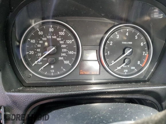 2007 BMW 3 Series 335i with VIN WBAWB73577P033998, listed as a Copart auction lot 46183325 with 97,464 mi miles and Salvage Title. Bid and sale history available at carsss.com. Image 9.