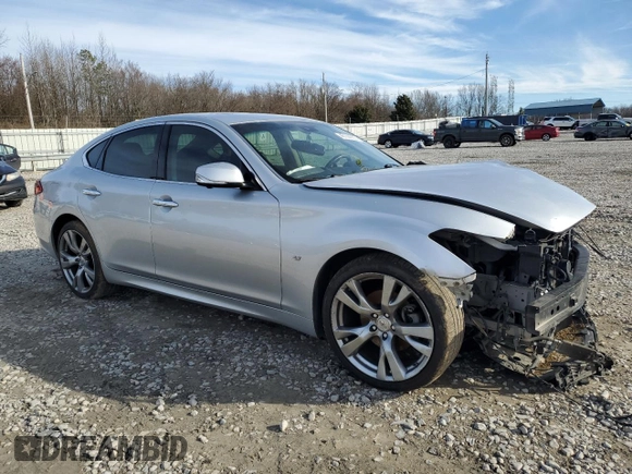 2017 Infiniti Q70 3.7 with VIN JN1BY1AP8HM740700, listed as a Copart auction lot 46144665 with 136,939 mi miles and Salvage Title. Bid and sale history available at DreamBid. Image 4.