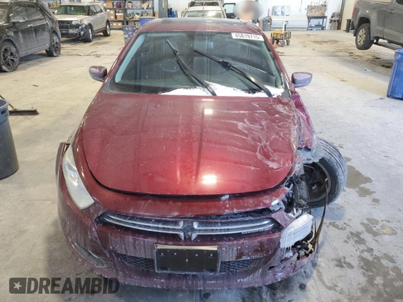 2015 Dodge Dart Limited with VIN 1C3CDFCB1FD267803, listed as a Copart auction lot 45819715 with 162,245 mi miles and Salvage Title. Bid and sale history available at carsss.com. Image 5.