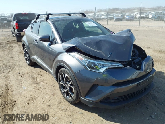 2019 Toyota C-HR XLE with VIN JTNKHMBX4K1025527, listed as a IAAI auction lot 41807738 with 64,505 mi miles and . Bid and sale history available at DreamBid. Image 1.