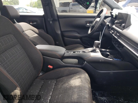 2024 Honda HR-V Sport with VIN 3CZRZ2H54RM775642, listed as a Copart auction lot 57091805 with 18,659 mi miles and Salvage title. Bid and sale history available at DreamBid. Image 7.