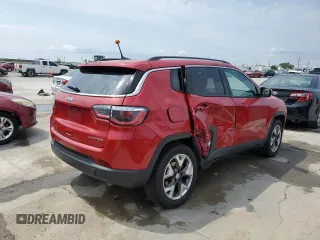 2018 Jeep Compass Limited with VIN 3C4NJCCB2JT358366, listed as a Copart auction lot 57937785 with 72,834 mi miles and Salvage title. Bid and sale history available at DreamBid. Image 3.