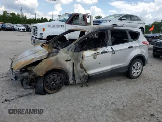 2015 Ford Escape S with VIN 1FMCU0F76FUB48723, listed as a Copart auction lot 55532954 with 0 mi miles and Salvage Title. Bid and sale history available at carsss.com. Image 1.