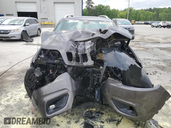 2020 Jeep Cherokee Latitude Plus with VIN 1C4PJLLB2LD528551, listed as a Copart auction lot 53190595 with 89,188 mi miles and Salvage title. Bid and sale history available at DreamBid. Image 5.