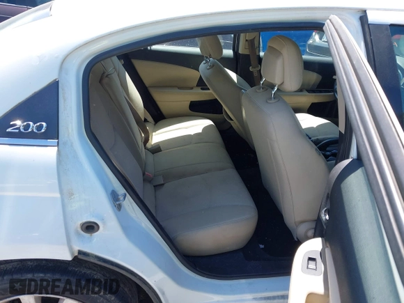 2012 Chrysler 200 Touring with VIN 1C3CCBBB4CN300456, listed as a IAAI auction lot 41775508 with 130,850 mi miles and . Bid and sale history available at DreamBid. Image 8.
