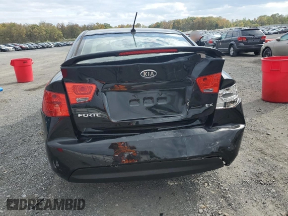 2013 Kia Forte EX with VIN KNAFU4A25D5704903, listed as a Copart auction lot 75198944 with 130,479 mi miles and Salvage Title. Bid and sale history available at carsss.com. Image 6.