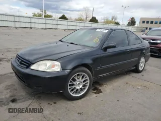 1999 Honda Civic EX with VIN 1HGEJ8145XL026087, listed as a Copart auction lot 49727824 with 118,833 mi miles and Salvage Title. Bid and sale history available at carsss.com. Image 1.