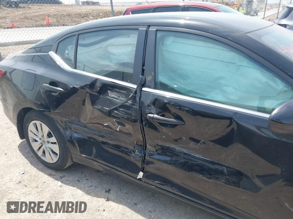 2024 Nissan Sentra S with VIN 3N1AB8BV7RY201065, listed as a IAAI auction lot 42049603 with 25,339 mi miles and . Bid and sale history available at DreamBid. Image 6.