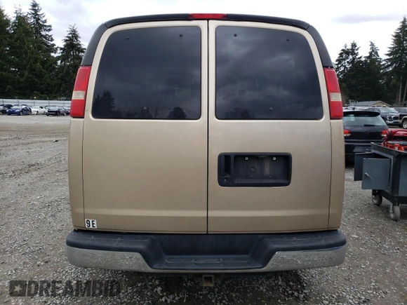 2006 Chevrolet Express Passenger с VIN 1GNFG15T961223498, выставлен на аукционе Copart как лот 45679095 с пробегом 191 266 миль миль и Списание • Salvage title. История ставок и продаж доступна на DreamBid. Изображение 6.