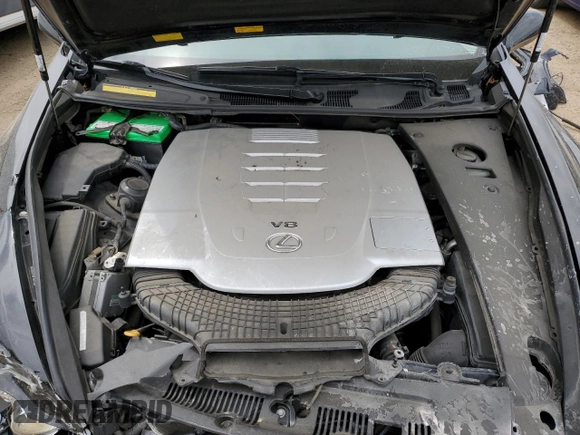 2007 Lexus LS 460 L with VIN JTHGL46F675000248, listed as a Copart auction lot 57568765 with Not provided miles and Salvage title. Bid and sale history available at DreamBid. Image 11.