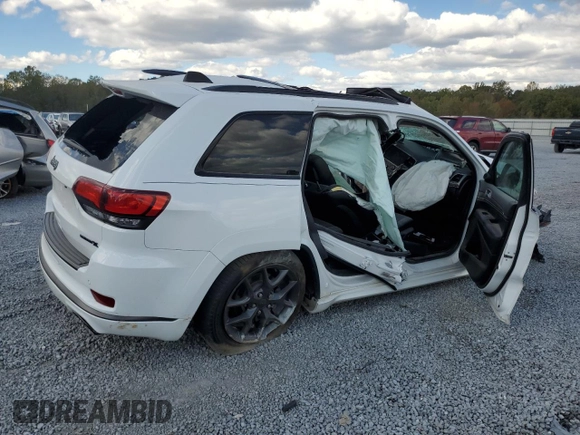 2020 Jeep Grand Cherokee Limited X with VIN 1C4RJEBG9LC439695, listed as a Copart auction lot 76309454 with 0 mi miles and Salvage Title. Bid and sale history available at carsss.com. Image 3.