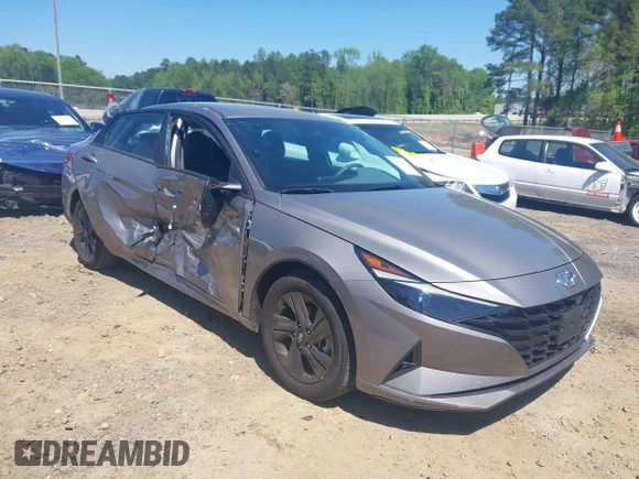2022 Hyundai Elantra SEL with VIN KMHLM4AGXNU283362, listed as a IAAI auction lot 41981190 with 23,575 mi miles and . Bid and sale history available at DreamBid. Image 1.