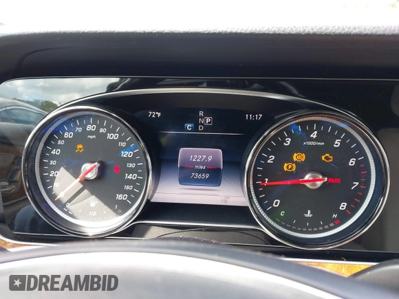 2017 Mercedes-Benz E 300 Luxury with VIN WDDZF4JB3HA272602, listed as a IAAI auction lot 41884174 with 73,659 mi miles and . Bid and sale history available at DreamBid. Image 7.